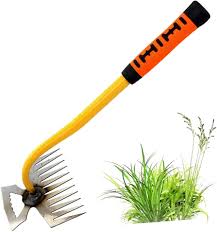 Il sarchiatore manuale 2 in 1 con 11 denti è uno strumento efficace per estirpare le erbacce e lavorare il terreno. Progettato per facilitare le operazioni di giardinaggio