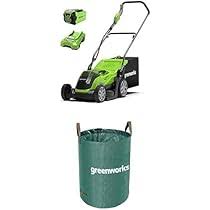 Il Tagliaerba a Batteria Greenworks 40V è ideale per prati fino a 200 m². Grazie alla tecnologia a batteria