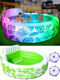 La piscina gonfiabile LanBlu per adulti è di grande formato