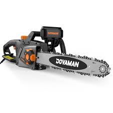 La motosega elettrica DOVAMAN da 2400W è dotata di una barra e catena Oregon di 40 cm