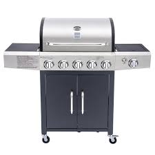 Il barbecue a gas professionale XXL Arsard è dotato di 6 fuochi multifunzione