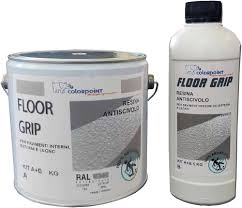 Color Point Floor Grip è una resina poliuretanica antiscivolo progettata per garantire una superficie sicura e resistente. Ideale per ambienti interni ed esterni