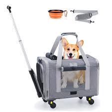 Trasportino per cani con ruote
