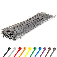 Gocableties offre fascette di plastica grigie delle dimensioni 300 mm x 4