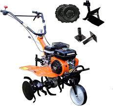 La Motozappa Motocoltivatore 1G72 da 7.5 CV è un attrezzo versatile e potente per il giardinaggio e l'agricoltura. È dotata di un kit di accessori che ne amplia le funzionalità