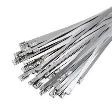 Le fascette metalliche Deecam da 300 mm sono disponibili in un pacco da 50 pezzi. Realizzate in acciaio di alta qualità