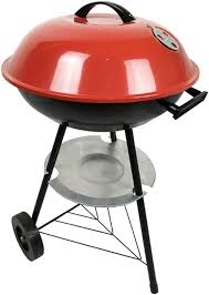 Il BBQ a carbonella è un barbecue rotondo progettato per l'uso all'aperto