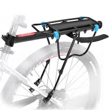 Il portapacchi posteriore MAIKEHIGH è progettato per biciclette e ha una capacità di carico di 50 kg. Realizzato in alluminio leggero e resistente