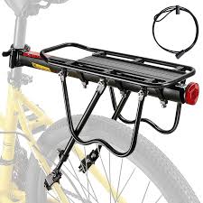 Il portapacchi West Biking per mountain bike è un accessorio robusto e in alluminio