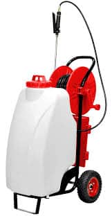 La pompa carrellata a batteria da 45 litri è un'innovativa carriola progettata per l'irrorazione. Questo strumento è ideale per l'irrigazione di giardini e coltivazioni