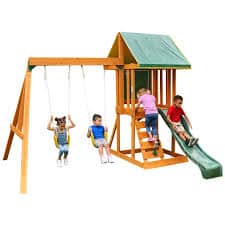 La KidKraft Appleton è un’altalena da giardino progettata per bambini
