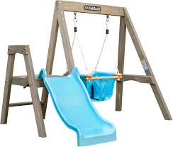 KidKraft presenta l'Altalena e scivolo in legno First Play