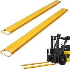 Le forche per pallet VEVOR hanno una lunghezza di 2440 mm e una capacità di carico massima di 1815 tonnellate. Sono progettate per la movimentazione di carichi pesanti