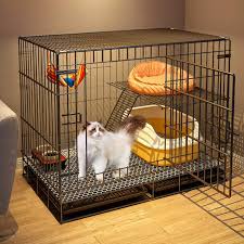 Gabbie per gatti di grandi dimensioni progettate per animali domestici. Queste gabbie offrono ampio spazio e comfort