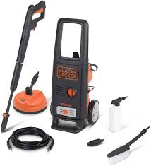 L'idropulitrice ad alta pressione BLACK+DECKER BXPW1600PE è un potente strumento progettato per facilitare la pulizia di superfici esterne